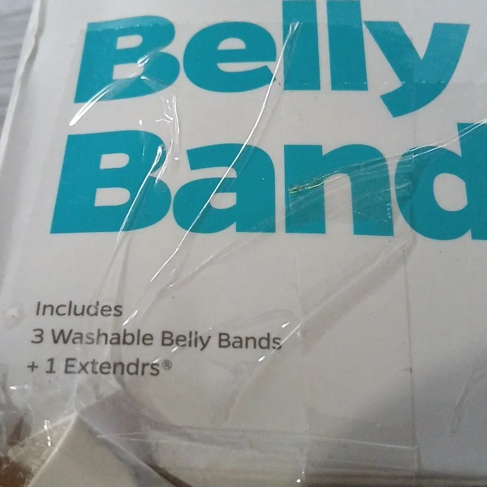 Pet Parents Set of 3 belly bands male dog diapers Sz M Waist 16